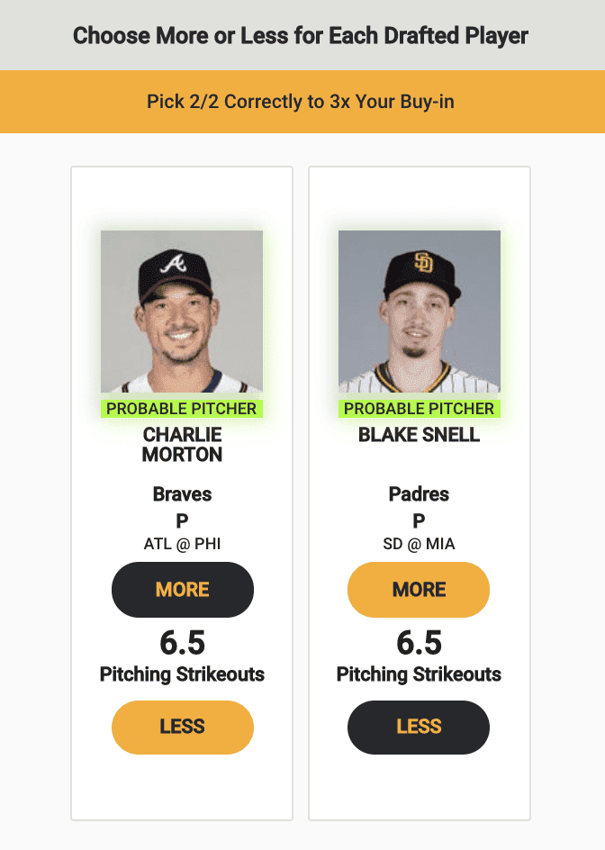 Fantasy Baseball MLB Picks predictions player prop bets odds how to bet on MLB Braves Padres Blake Snell free expert betting lines picks 