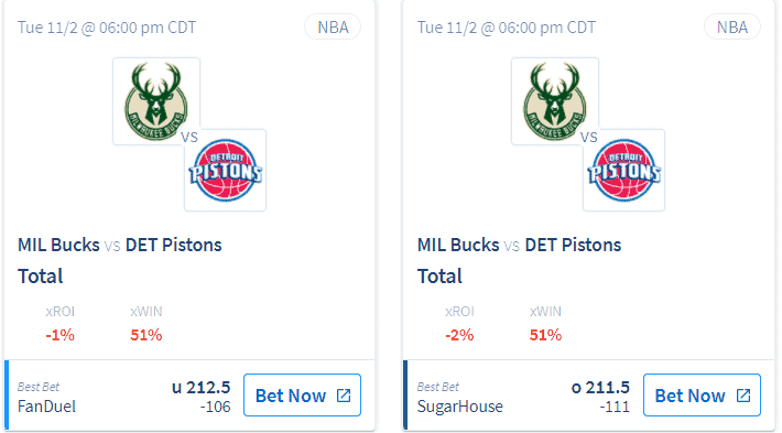 NBA betting picks best bets today tonight player props free expert advice tips strategy Bucks vs. Pistons odds lines predictions 